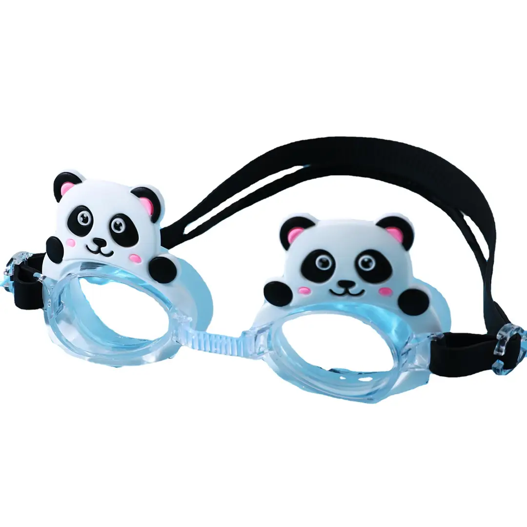 Children swimming goggles boys and girls cartoon silicone anti-fog swimming goggles HD waterproof swimming goggles cute animal swimming goggles wholesale - Image 10