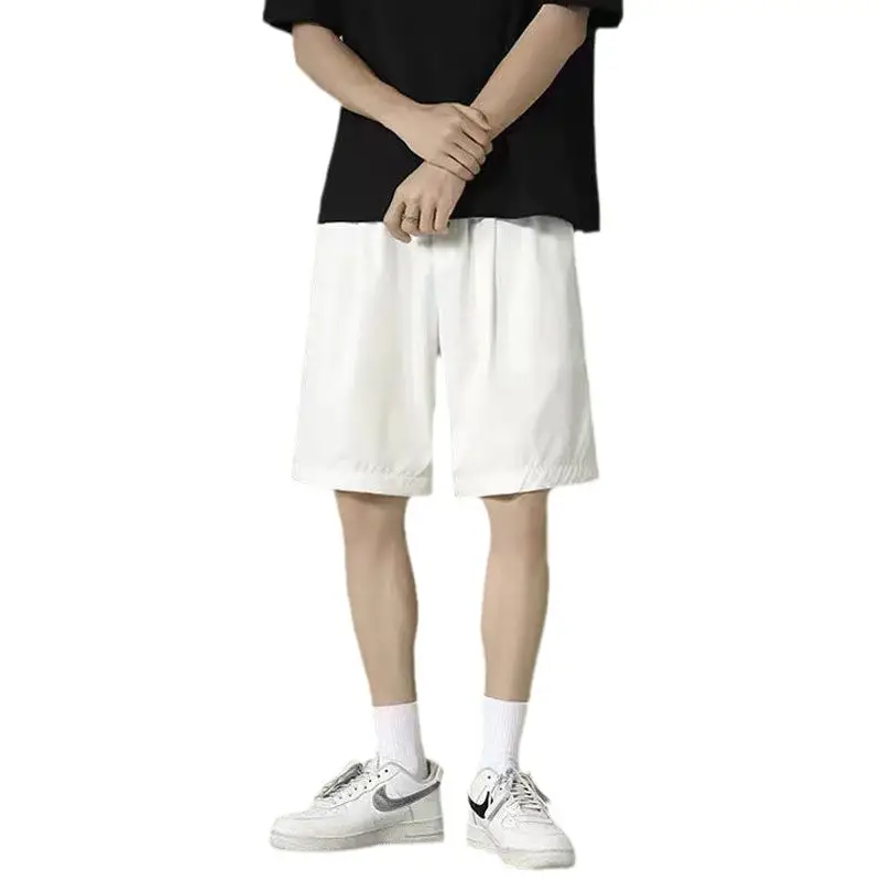 Men Ice Mesh Shorts Black Quick Dry Sports Pants