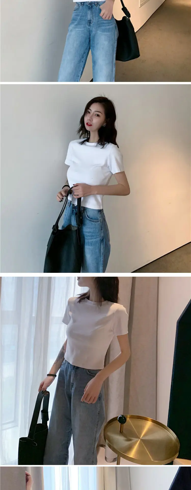 Sweet Spicy Women Short Sleeve Candy Top High Waist Black — feature 14