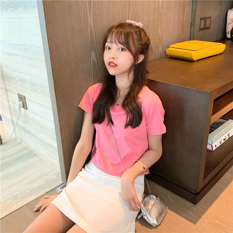 Sweet Spicy Women Short Sleeve Candy Top High Waist Black — feature 17