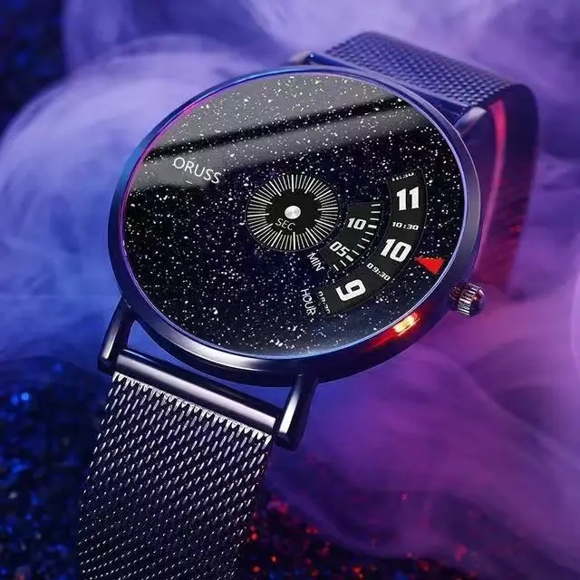 ORUSS Automatic Movement Watch New Concept Waterproof Men's Star Quartz Domestic Wholesale Business Watch Men