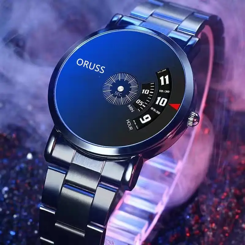 ORUSS Automatic Movement Watch New Concept Waterproof Men's Star Quartz Domestic Wholesale Business Watch Men