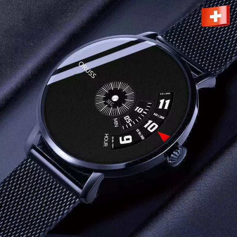 ORUSS Automatic Movement Watch New Concept Waterproof Men's Star Quartz Domestic Wholesale Business Watch Men