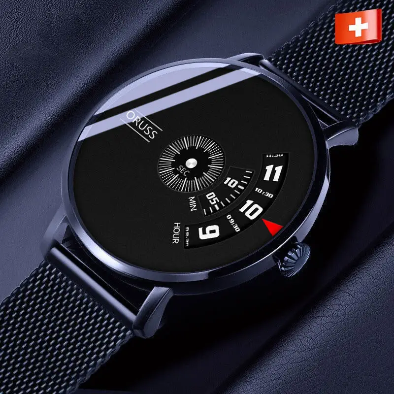 ORUSS Automatic Movement Watch New Concept Waterproof Men's Star Quartz Domestic Wholesale Business Watch Men