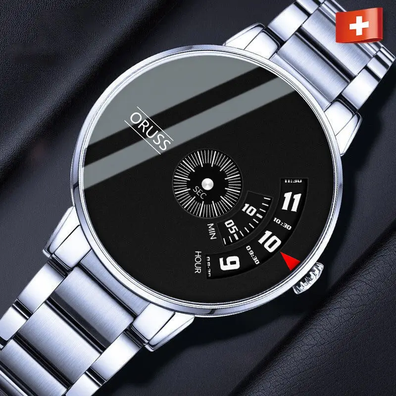 ORUSS Automatic Movement Watch New Concept Waterproof Men's Star Quartz Domestic Wholesale Business Watch Men