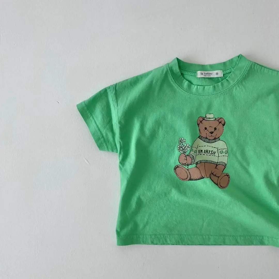 INS Baby Green Bear Short Sleeve T-Shirt