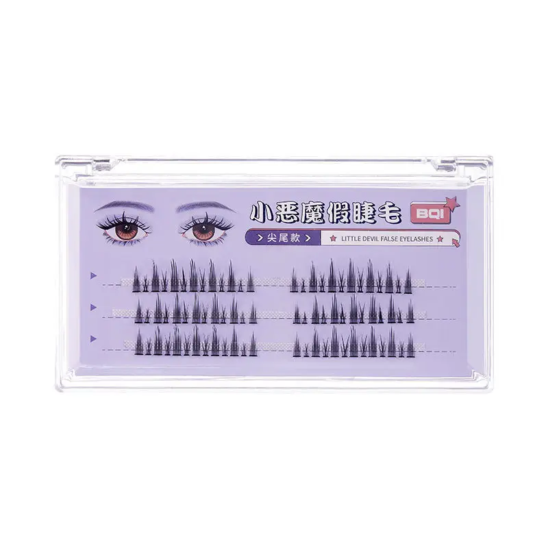 Devil Glue False Eyelashes Single Cluster Segmented Grafting - Image 26
