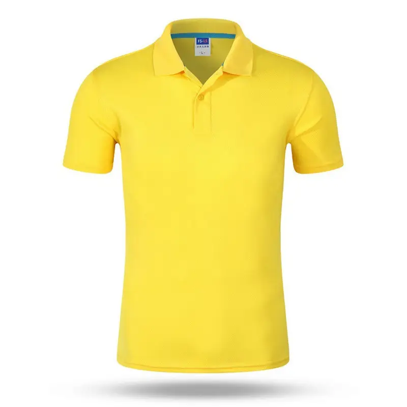 Men's Black Polo T-Shirt Quick Dry Short Sleeve - Image 3