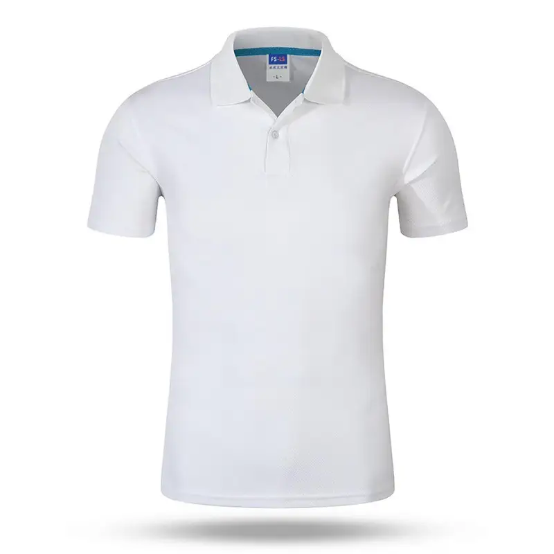 Men's Black Polo T-Shirt Quick Dry Short Sleeve - Image 4