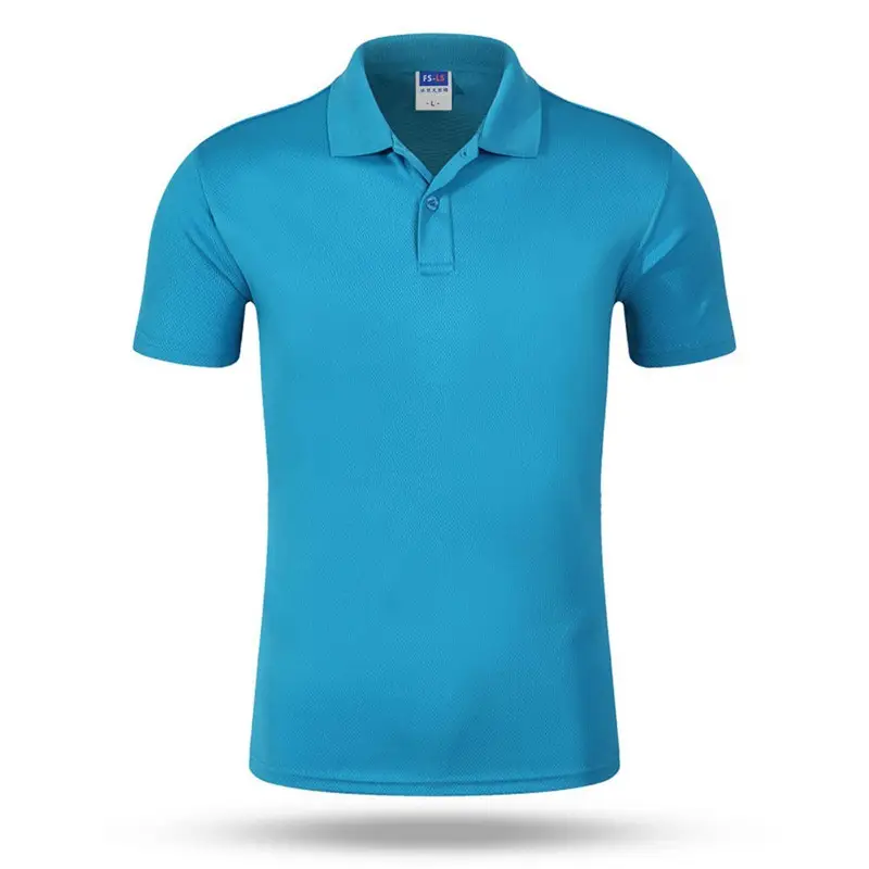Men's Black Polo T-Shirt Quick Dry Short Sleeve - Image 8
