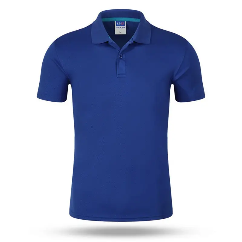 Men's Black Polo T-Shirt Quick Dry Short Sleeve - Image 9