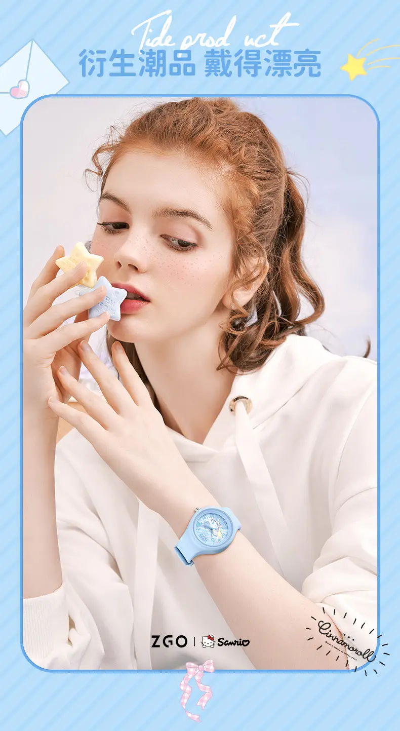 Sanrio Cinnamoroll Watch for Girls Waterproof Quartz — feature 2