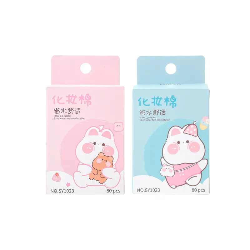 80Pc Cotton Makeup Remover Pads Set - Image 7