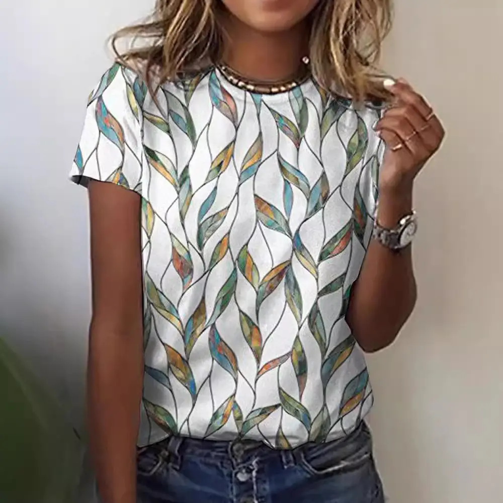 2022 3D Printed Casual Pullover T-Shirt Short Sleeve - Image 42