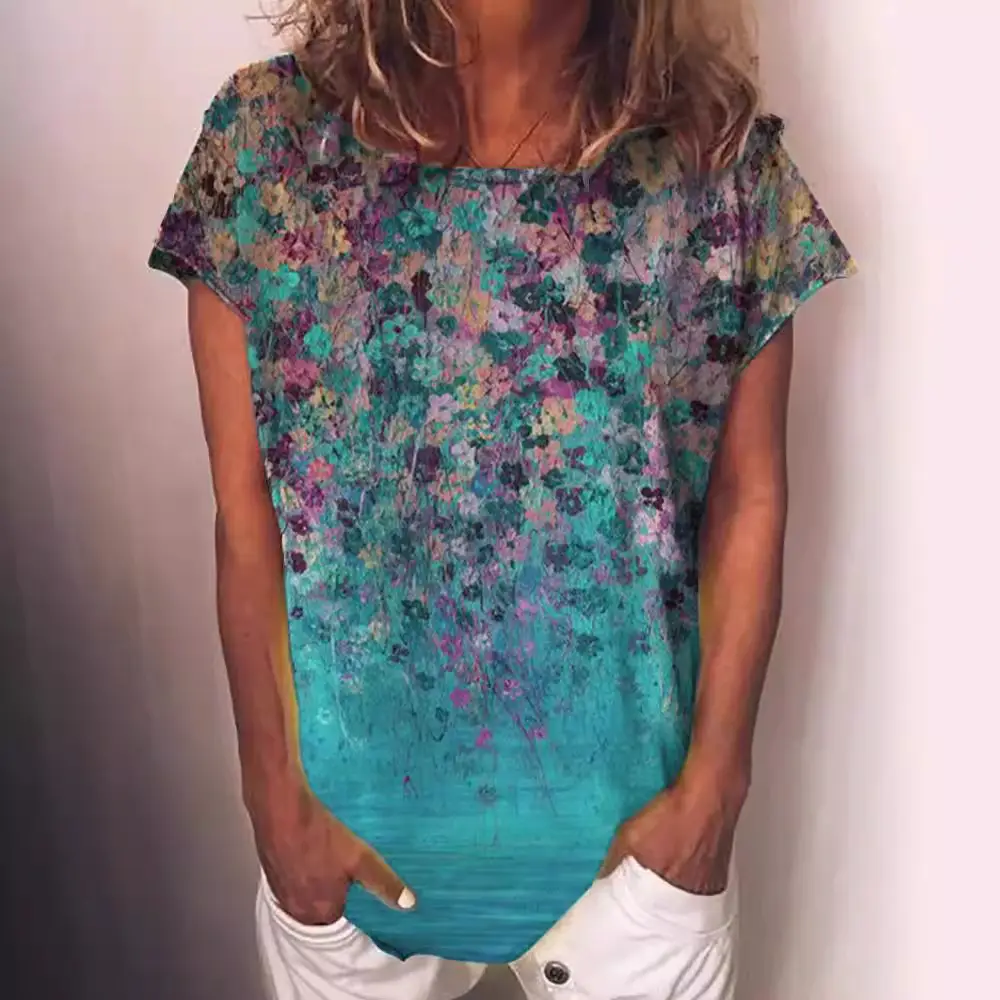 2022 3D Printed Casual Pullover T-Shirt Short Sleeve - Image 43