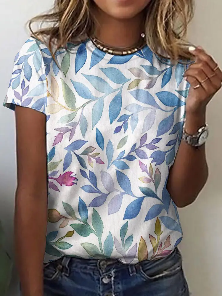 2022 3D Printed Casual Pullover T-Shirt Short Sleeve - Image 2