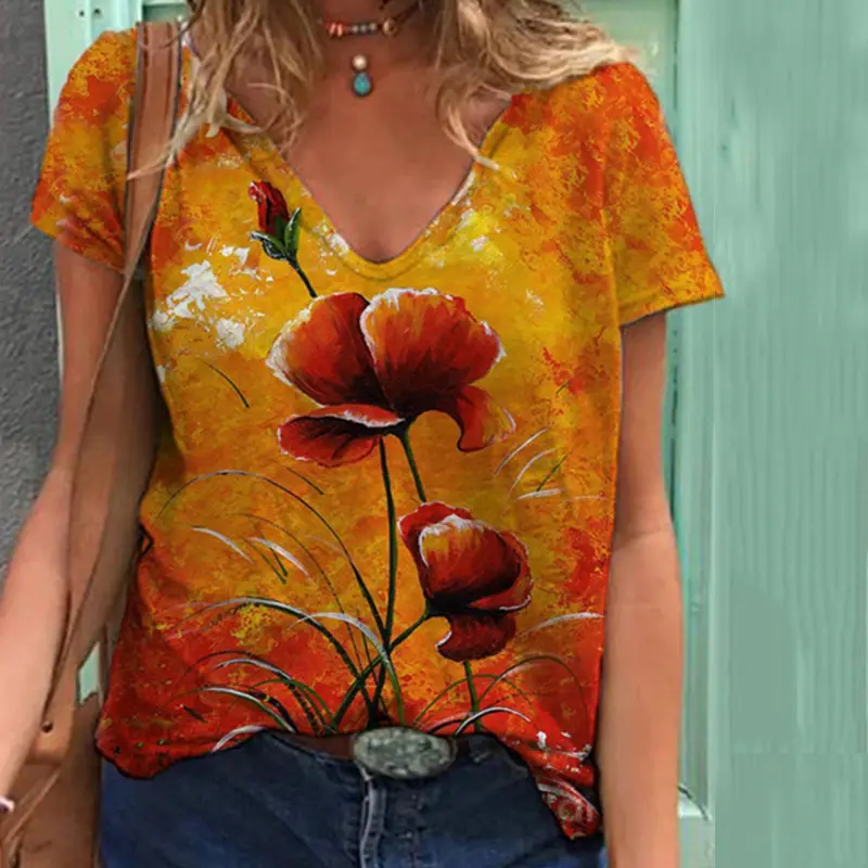 2022 3D Printed Casual Pullover T-Shirt Short Sleeve - Image 20