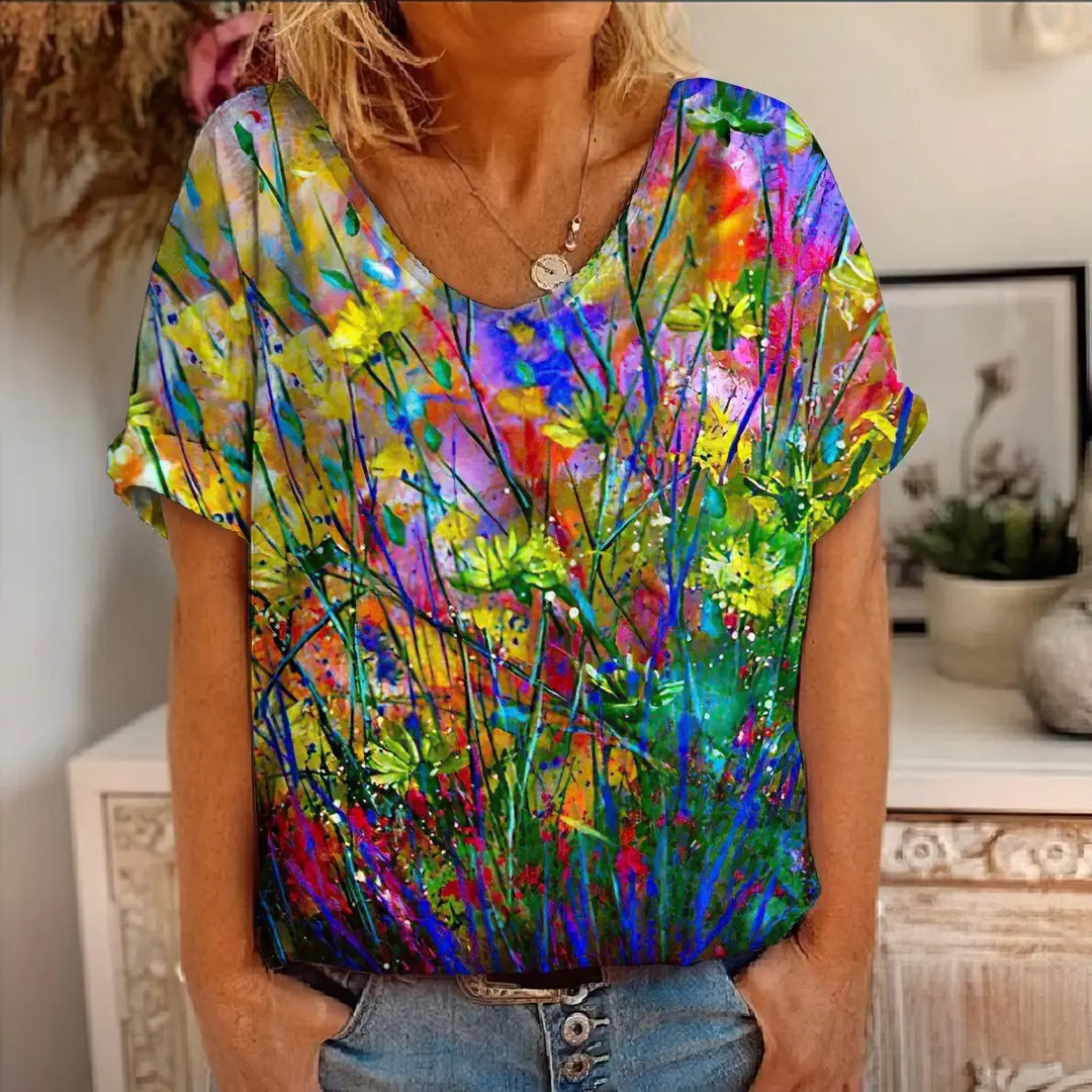 2022 3D Printed Casual Pullover T-Shirt Short Sleeve - Image 22