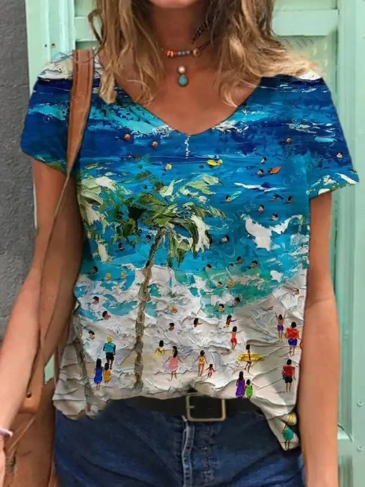 2022 3D Printed Casual Pullover T-Shirt Short Sleeve - Image 28