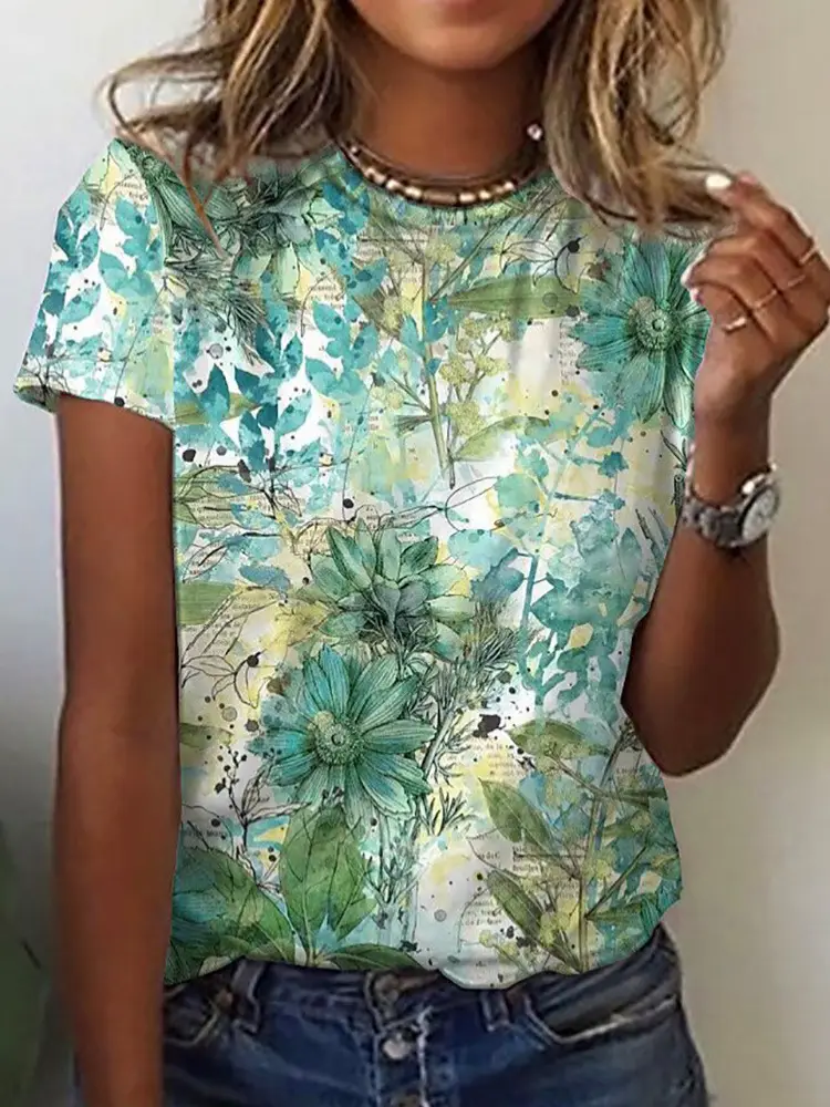 2022 3D Printed Casual Pullover T-Shirt Short Sleeve - Image 3