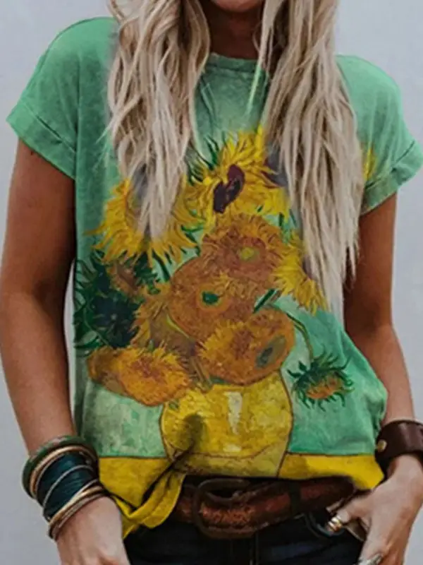 2022 3D Printed Casual Pullover T-Shirt Short Sleeve - Image 30