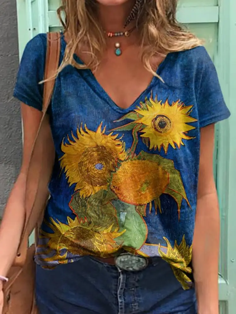 2022 3D Printed Casual Pullover T-Shirt Short Sleeve - Image 32