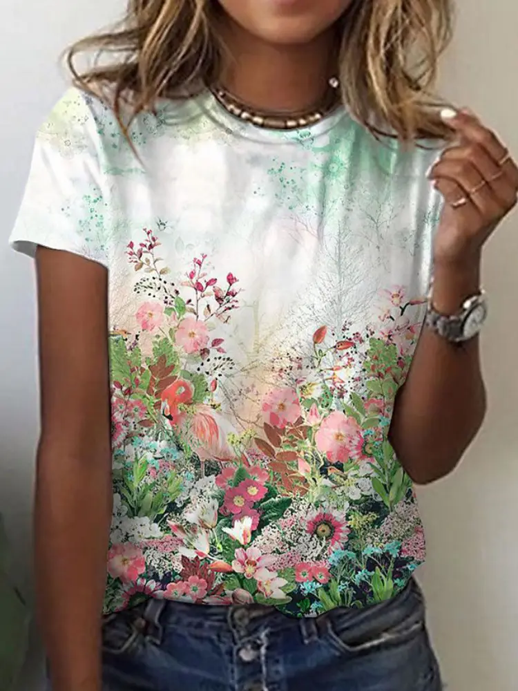 2022 3D Printed Casual Pullover T-Shirt Short Sleeve - Image 38