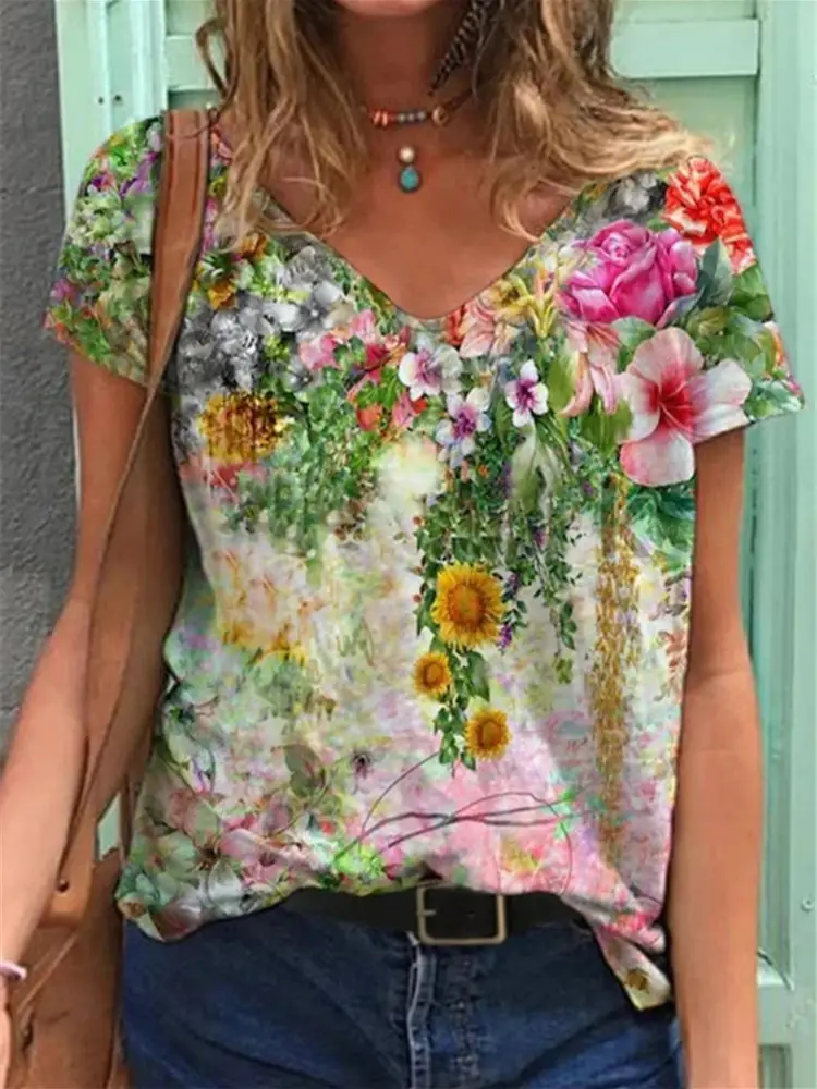 2022 3D Printed Casual Pullover T-Shirt Short Sleeve - Image 40