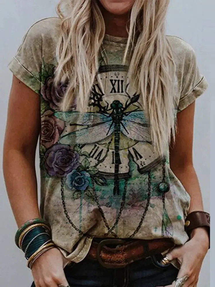 2022 3D Printed Casual Pullover T-Shirt Short Sleeve - Image 8