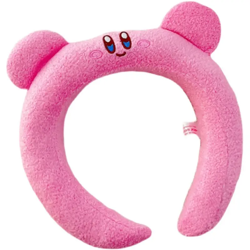 Cute Stitch Headband for Girls Blue Pink Soft Fleece