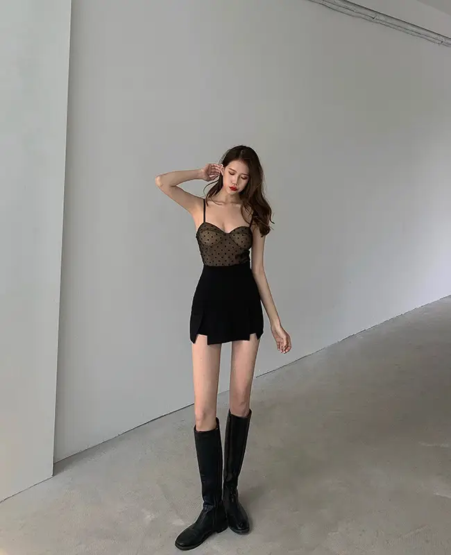Women High Waist Slimming Split Hip Shorts Small to M Plus — feature 13