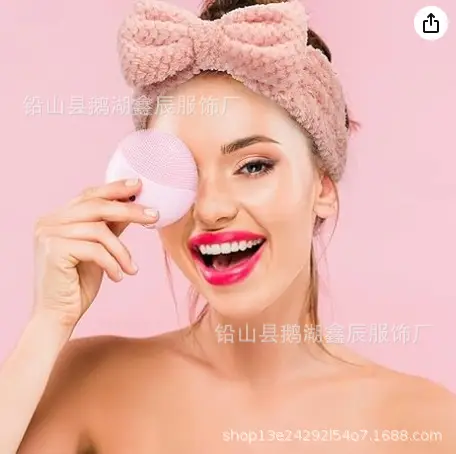 New Korean Style Fleece Hair Belt with Bow — feature 2