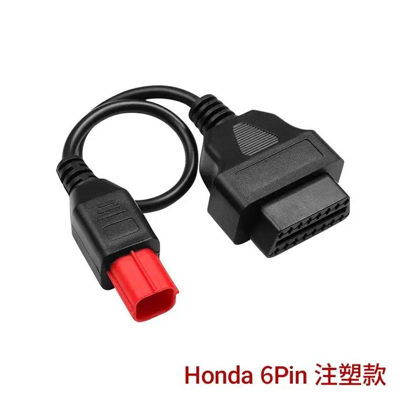 Honda Obd 16Pin to 6Pin Cable for 6Pin National Standard