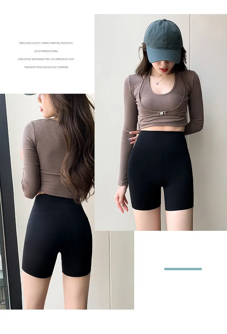 Women's Anti-Exposure Shark Pants Summer Seamless Tummy-Tightening — feature 22