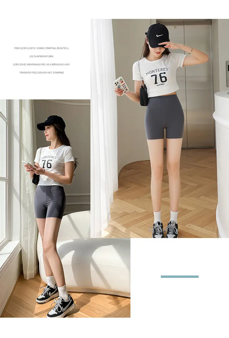 Women's Anti-Exposure Shark Pants Summer Seamless Tummy-Tightening — feature 42