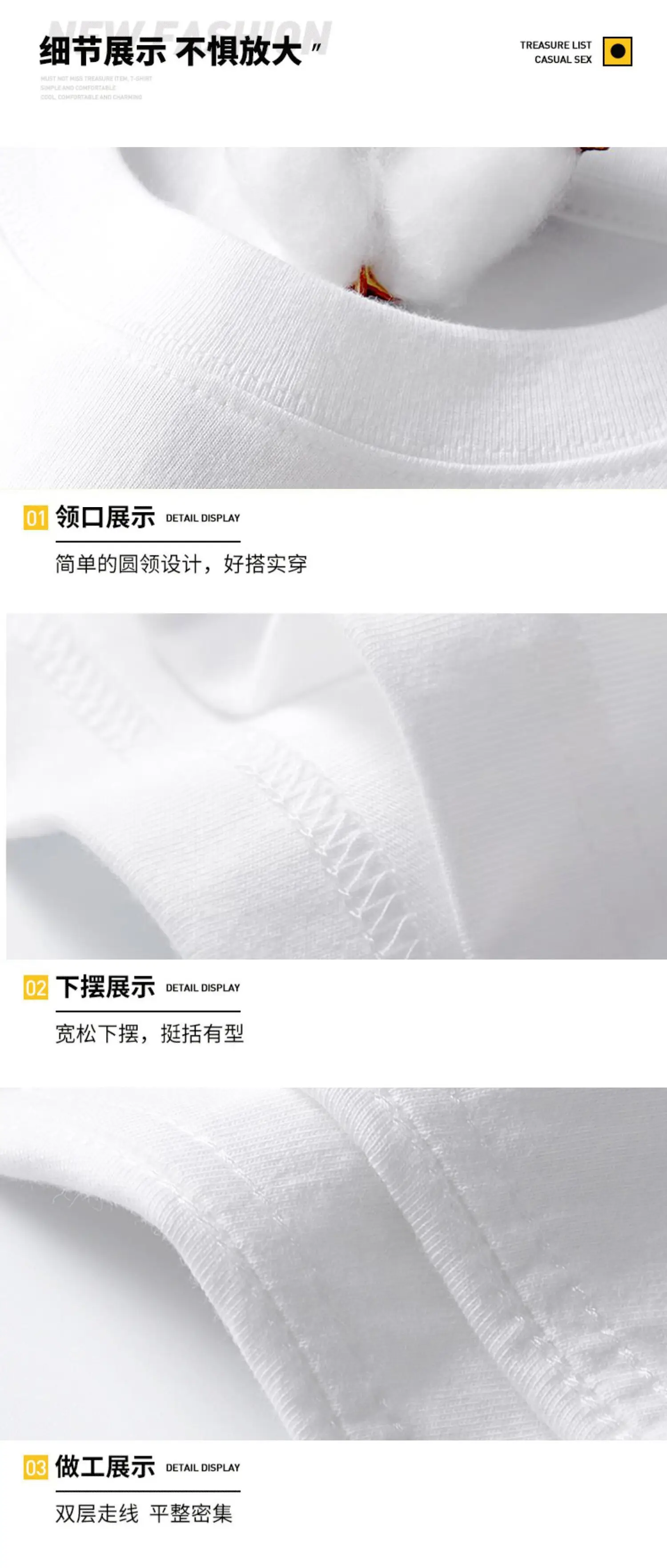 100% Cotton Lucky Smiley Women T-Shirt Summer Loose — feature 11