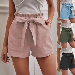 Blue Wide Leg Pleated High Waist Pants for Women — feature 6