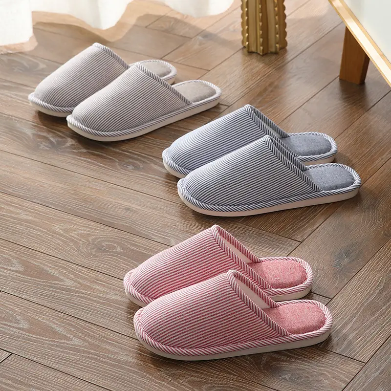 Cotton Slippers Men's Autumn and Winter Slippers Home Indoor Non-slip Home Household Cotton Slippers Women's Moon Shoes Slippers Winter - Image 8