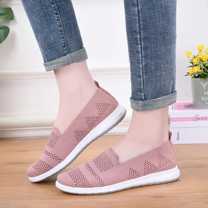 Summer Breathable Mesh Shoes for Middle-aged and Elderly Moms Old Beijing Cloth Shoes Shallow Mesh Shoes Women's Non-slip Soft Bottom Hollow-out Women's Shoes - Image 6