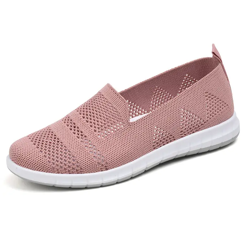 Summer Breathable Mesh Shoes for Middle-aged and Elderly Moms Old Beijing Cloth Shoes Shallow Mesh Shoes Women's Non-slip Soft Bottom Hollow-out Women's Shoes - Image 8