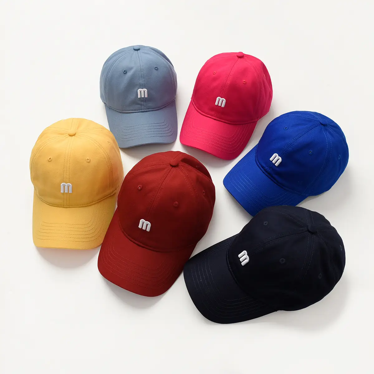 Women Red M Logo Baseball Cap - Image 12