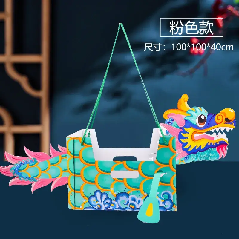 Blue Dragon DIY Dragon Boat Rowing Craft Kit for Kids - Image 11
