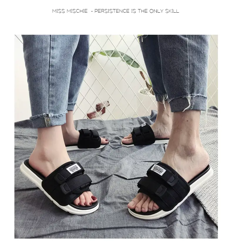 Women's Soft-Soled Slippers for Outdoor Wear 2022 Non-Slip Flip-Flops Couple Beach Korean Style Trendy Fashion Internet Celebrity Sandals — feature 10