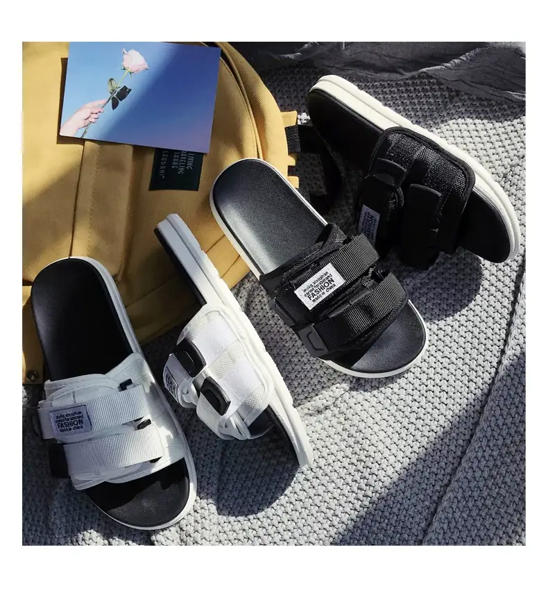 Women's Soft-Soled Slippers for Outdoor Wear 2022 Non-Slip Flip-Flops Couple Beach Korean Style Trendy Fashion Internet Celebrity Sandals — feature 12