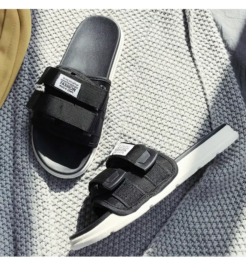 Women's Soft-Soled Slippers for Outdoor Wear 2022 Non-Slip Flip-Flops Couple Beach Korean Style Trendy Fashion Internet Celebrity Sandals — feature 7