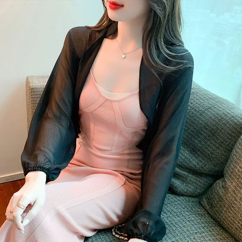 2025 Spring Shawl with Cardigan for Women - Image 2