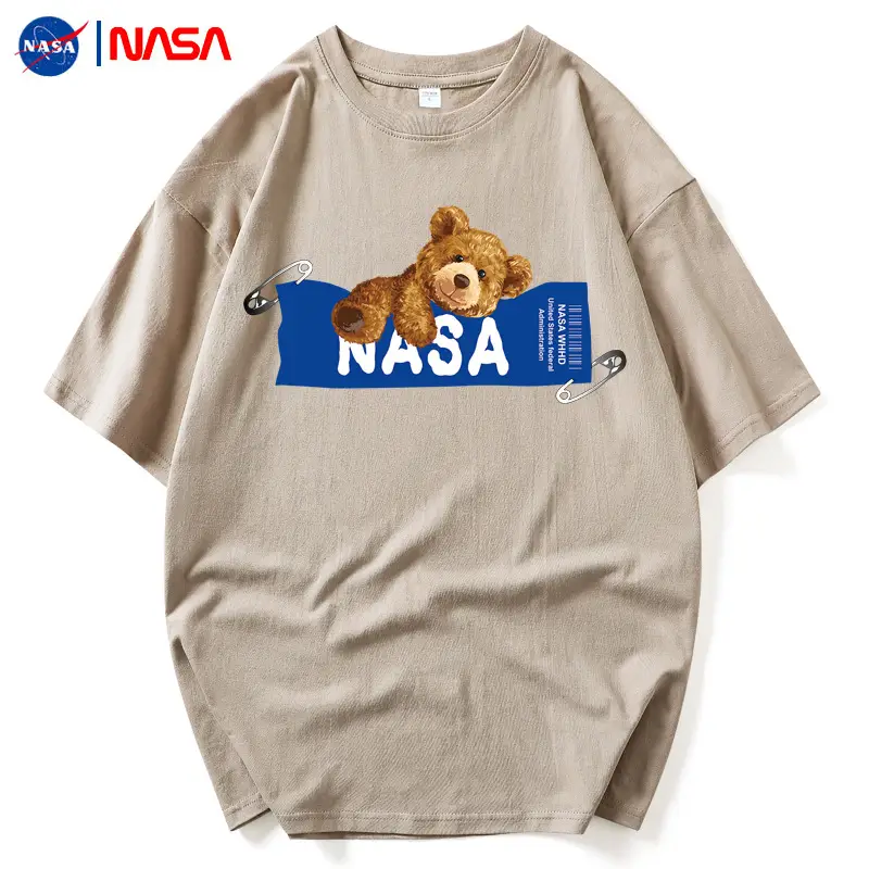 NASA Black T-Shirt Men Summer Loose Fit - Image 10