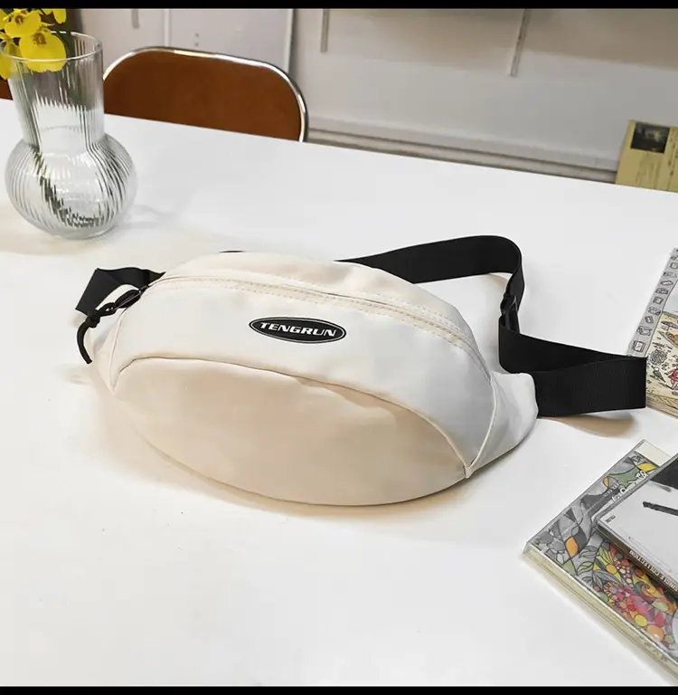 Men's Orange Japanese Style Chest Bag Lightweight Single Shoulder — feature 30