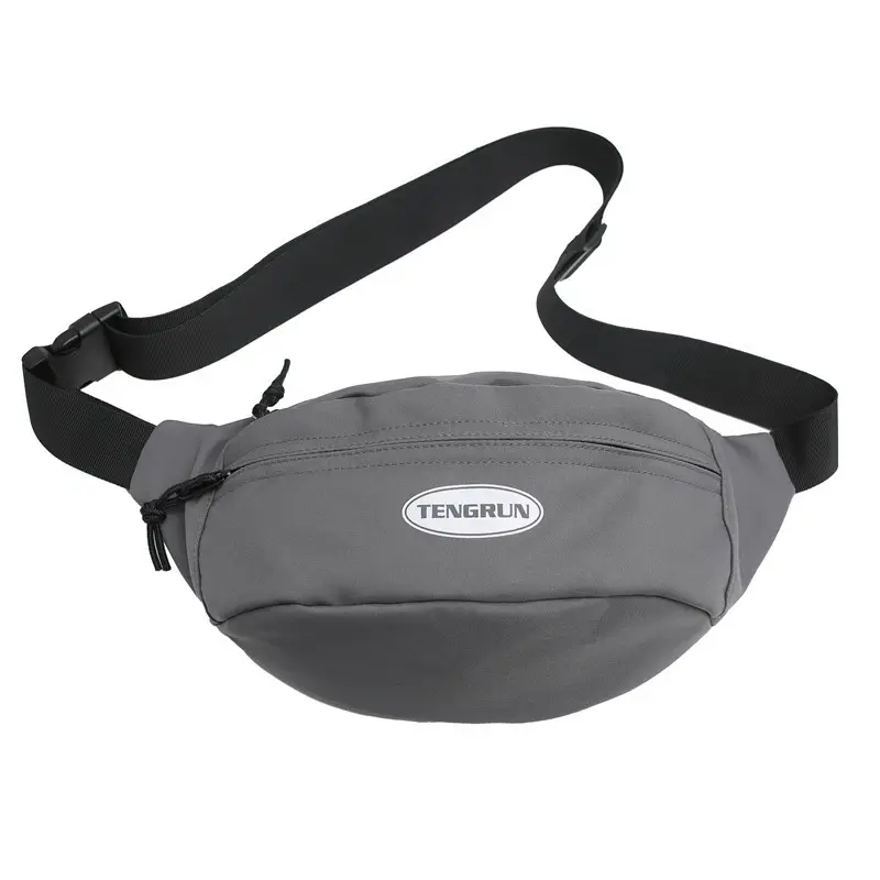Men's Orange Japanese Style Chest Bag Lightweight Single Shoulder
