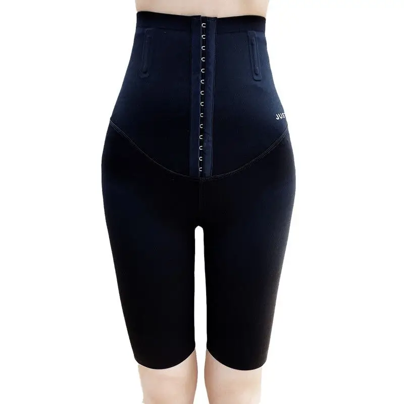 Black High Waist Breasted Yoga Pants for Women - Image 7